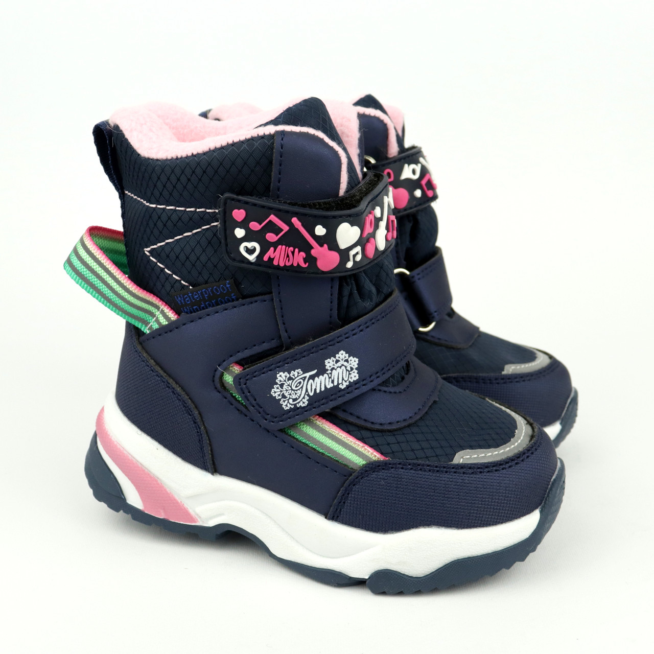 Термо черевики для дівчинки темно-сині Tom.m