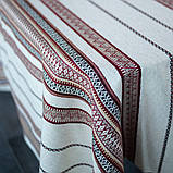 Скатертина ткана вишита (2,25*1,45) + 6 серветок(0,35*0,35), фото 3