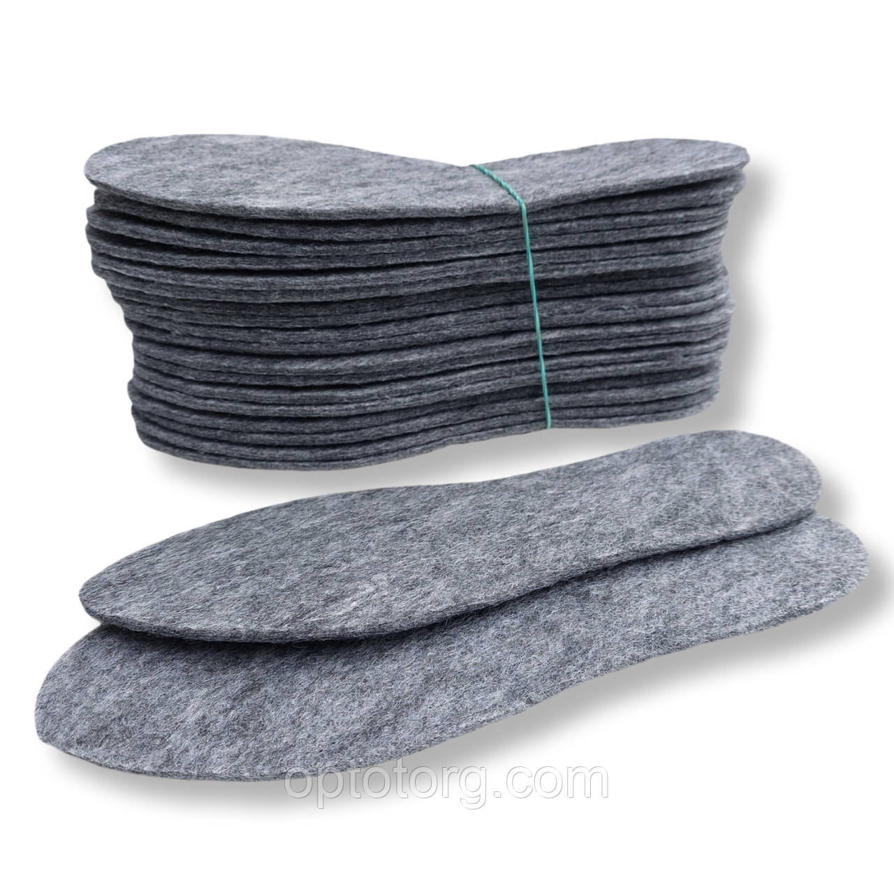Устілки для взуття фетр сірі 36 розмір, фото 1