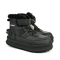 Зимові чорні черевики для дівчинки Том.м