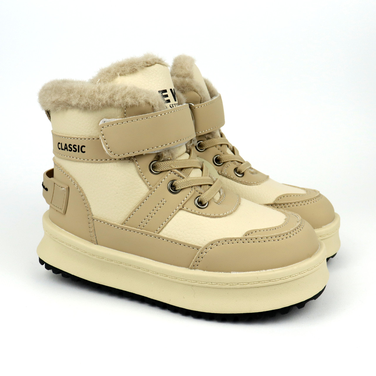 Зимові бежеві черевики для дівчинки Том.м