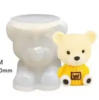Форма силиконовая для изготовления свечей и мыла Мишка