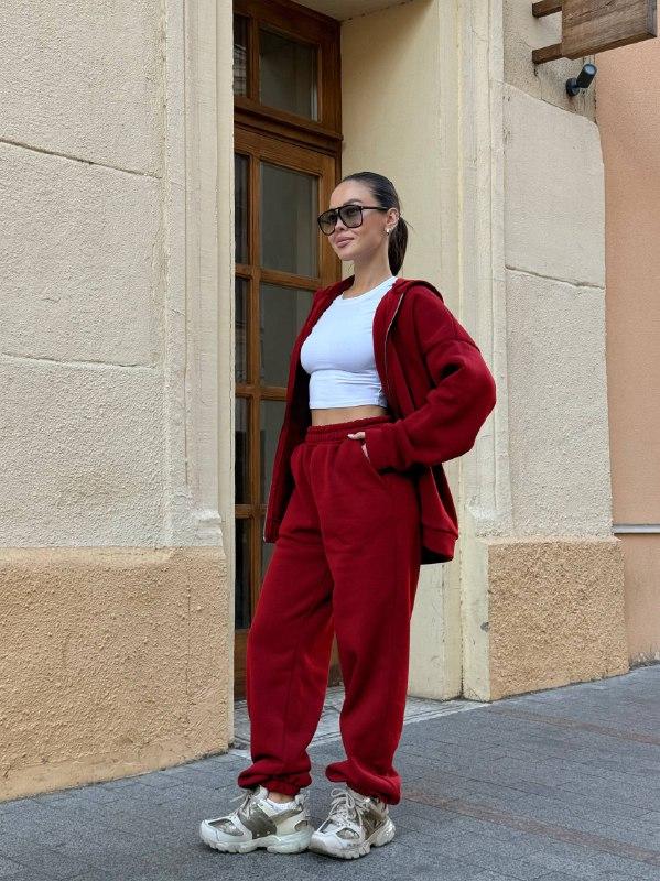 Жіночий прогулянковий костюм; Різні кольори ; Розміри - 42-44, 46-48, 50-52 ;, фото 1