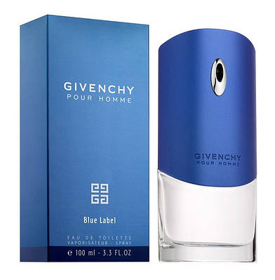 Чоловічі оригінальні парфуми Givenchy Blue Label Pour Homme 100ml, свіжий пряний цитрусовий аромат