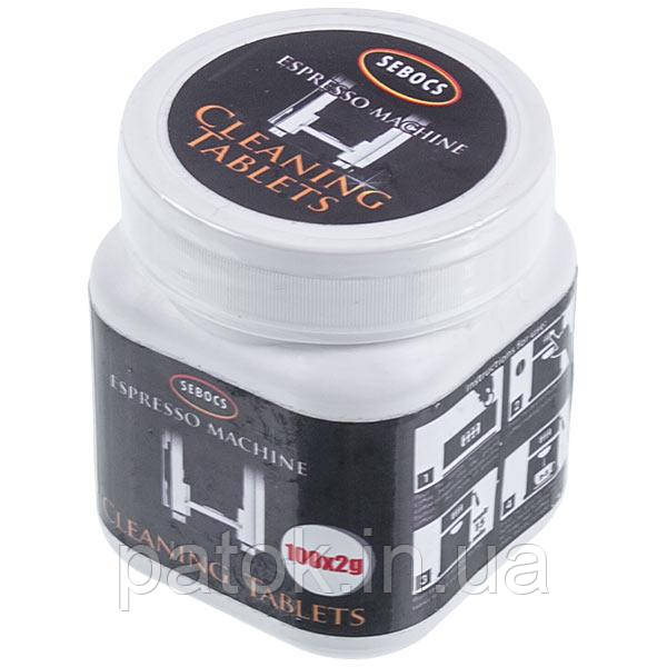 Засіб для видалення кавового жиру (100шт.x2g) Sebocs для кавомашин