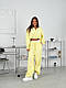 Жіночий прогулянковий костюм ; Кольори - барбі, лимон, шоколад і меланж  ; Розміри - 42-44 і 44-46 ;, фото 2