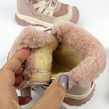 Зимові термосапоги для дівчинки пудрово-рожеві Tom.m, фото 3