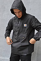 Чоловічий Анорак Carhartt чорний чорний чоловічий анорак