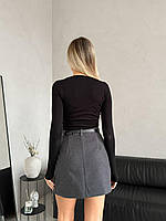 Тепла базова демісезонна спідниця, фото 7