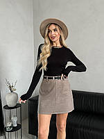 Тепла базова демісезонна спідниця, фото 3