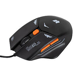 Ігрова комп'ютерна миша RIAS G-550E провідна з підсвіткою USB Black (3_07448)