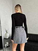 Тепла базова кашемірова спідниця, фото 8