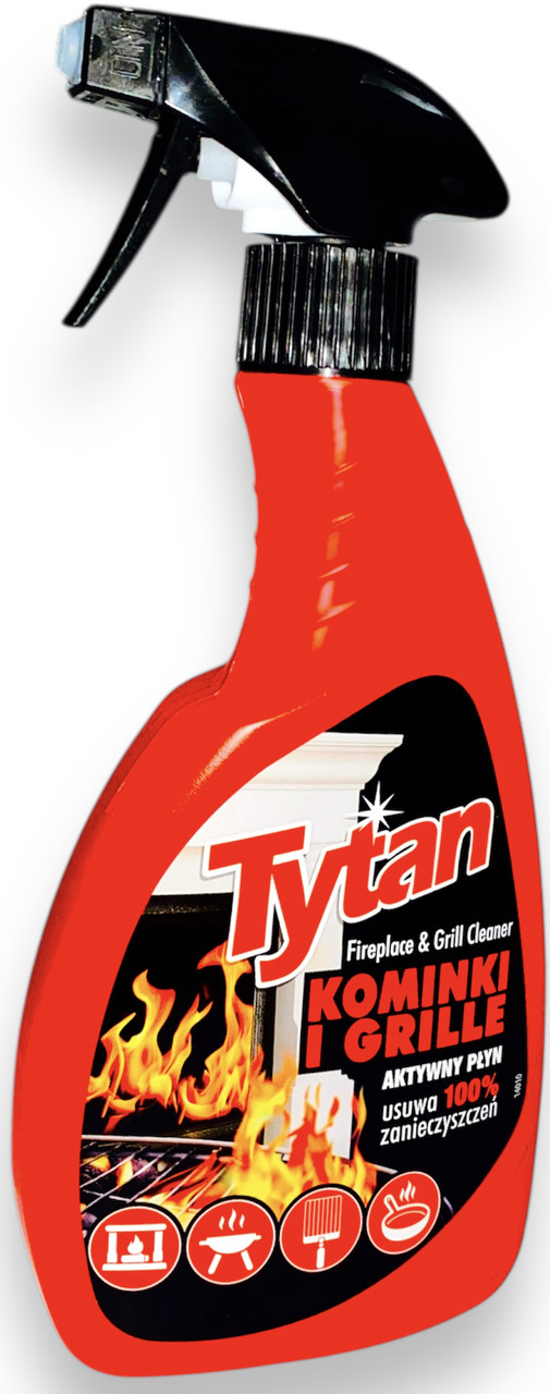 Очисний засіб Tytan для гриля та каміна спрей 500 мл, фото 1