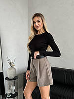 Жіночі теплі базові демісезонні шорти, фото 3