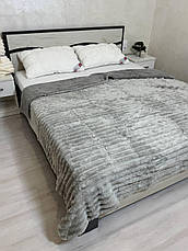 Плед на овчині Євро Шарпей Сірий, фото 2