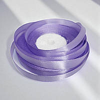 Стрічка атласна однотонна 0,9см. (33 м) темно-ліловий