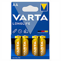Батарейки пальчикові типу АА VARTA Alkaline longlife made in Germany (4 штуки)