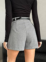 Жіночі базові теплі кашемірові шорти, фото 6