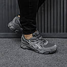 Кросівки чоловічі сірі зимові Asics GEL-NYC Grey Termo (22774), фото 4