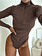 Жіноче боді ; Колір : шоколад, чорний ; Розмір : 42-44; 46-48; 50-52 ;, фото 4