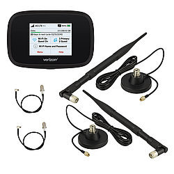 4G/3G автомобільний комплект Wi-Fi роутер Novatel Wireless 7730L + 2 авто антени по 10 Дб