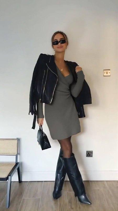 Жіноча сукня; Колір : чорний , графіт, світлий бежевий ; Розмір : 42-46; 48-52 ;, фото 1