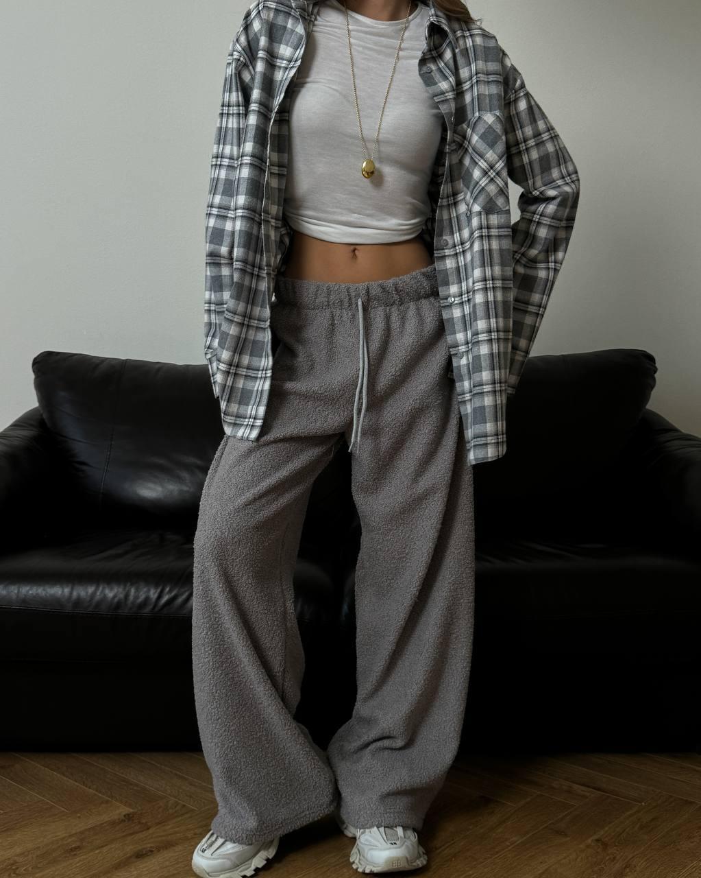 Жіночі теплі штани барашек, фото 1