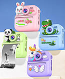 Дитяча міні-камера S1 з миттєвим друком Фіолетовий Єдиноріг, фото 3