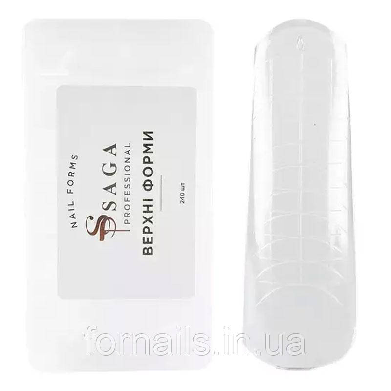 Верхні форми для нарощування SAGA Top Nail Forms Universal 24 шт, фото 1