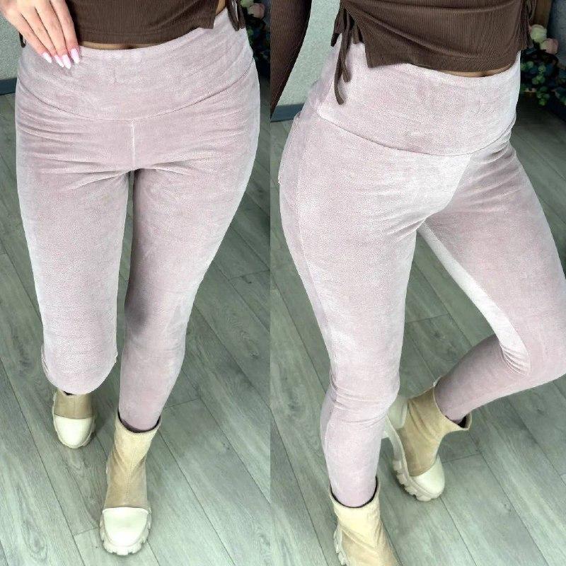 Жіночі лосини; Цвет: черный, серый, пудра, мокко, темно синий, сиреневый ; Розмір: S(42/44) M (46/48) L (50/52) ;, фото 1