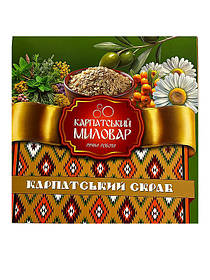 Набір скрабів 4в1 Карпатський миловар - різнотрав'я, вівсянка, обліпиха-ромашка (Скраби)