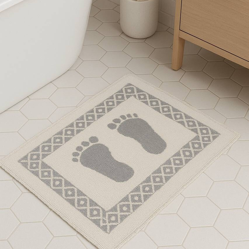 Килимок у ванну бавовняний Foot Tropichome 50*70 cм 2064/grey