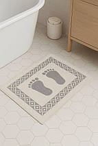 Килимок у ванну бавовняний Foot Tropichome 50*70 cм 2064/grey, фото 2