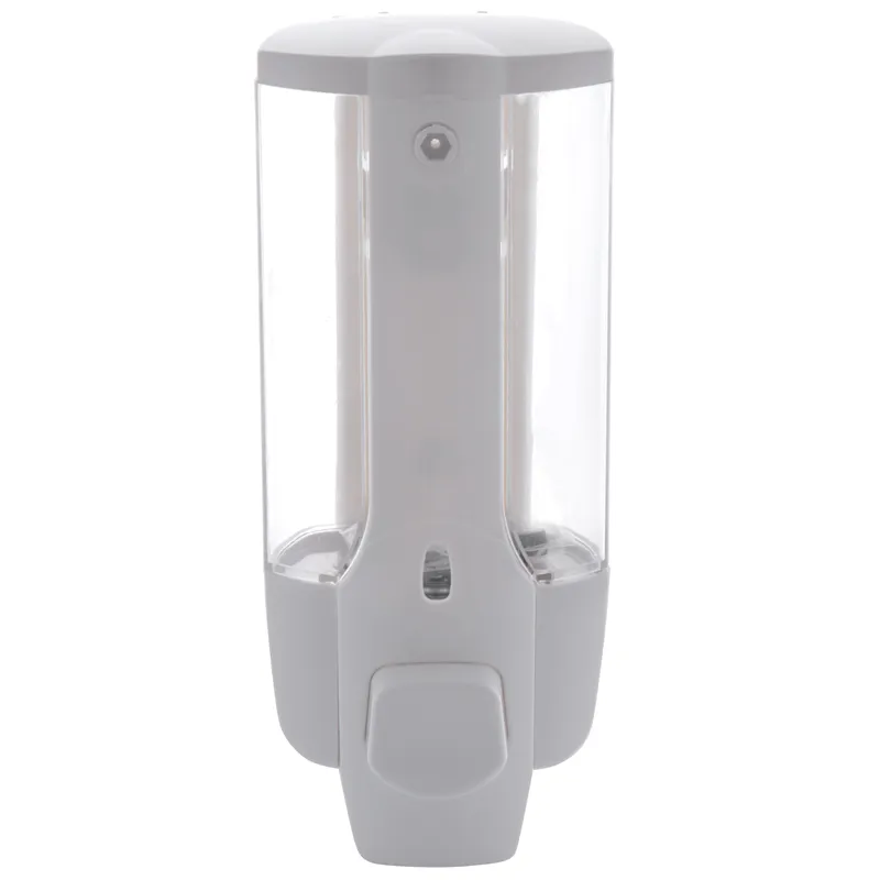 Дозатор для рідкого мила настінний білий Zerix LR406 (ZX2717), фото 1