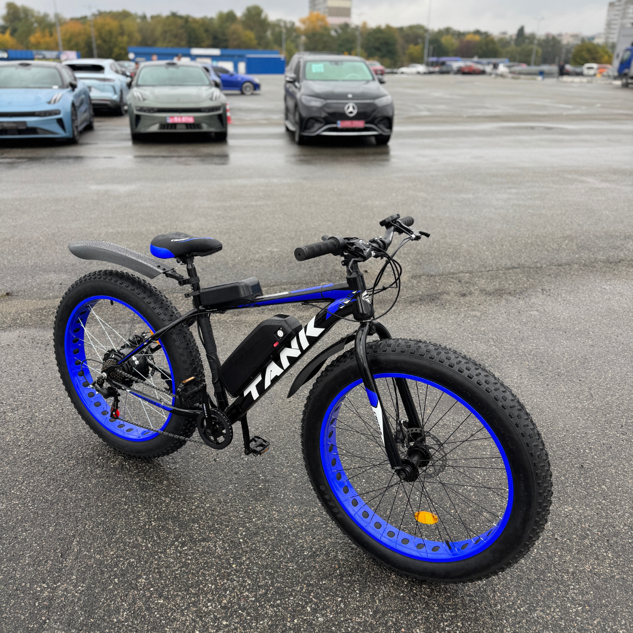 Велосипед з Е-комплектом 26*4.0" Cross Tank 2025 48 В 750Вт MXUS 15 Ah/ до 55 км запас ходу+дисплей LSD-10+Pas-ассистент+круїз