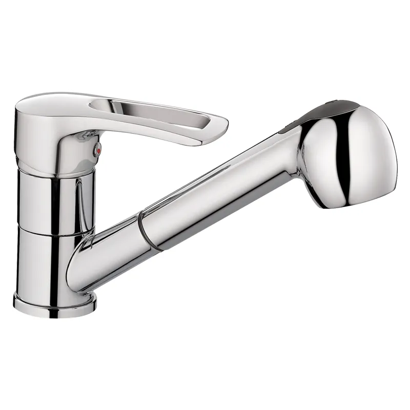 Змішувач для кухні Haiba Hansberg 014 з висувною лійкою (HB0208), фото 1