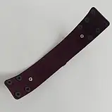 Браслет «Тризуб» (широкий, колір - марсала) (25502), фото 5