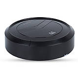 Автоматичний Робот-пилосос розумний пилосос на акумуляторі Ximei Mop для прибирання. Колір: чорний, фото 5