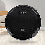 Автоматичний Робот-пилосос розумний пилосос на акумуляторі Ximei Mop для прибирання. Колір: чорний, фото 6
