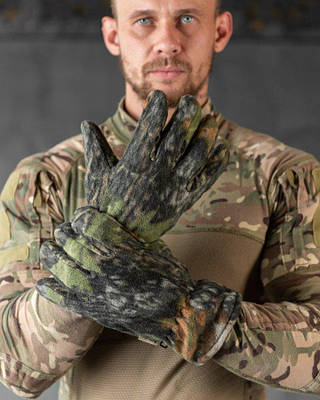 Рукавички мисливські на флісі wood ВТ0472