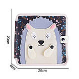 М'яка книжка-бізіборд фетр пальчикові ігри сортер липучки 20*8*20см (25004), фото 2