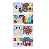 М'яка книжка-бізіборд фетр пальчикові ігри сортер липучки 20*8*20см (25004), фото 3