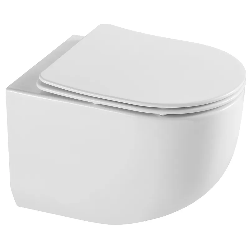 Унітаз підвісний Mixxus Premium Ellipse-0302-T3 495x360x370mm, система змиву Tornado 3.0 (MP6462), фото 1