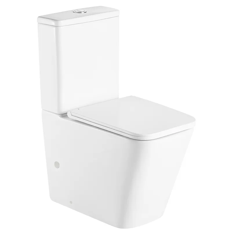 Унітаз-компакт Mixxus Premium Quadro-0401-R 610x365x825mm, система змиву RIMLESS (MP6457), фото 1