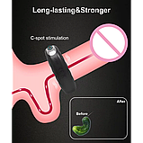 Ерекційне кільце з вібрацією Sex Titan USB, фото 6