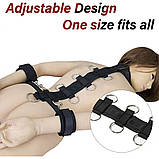 Нейлоновий БДСМ бондаж + маска, фото 4