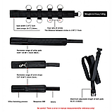 Нейлоновий БДСМ бондаж + маска, фото 8
