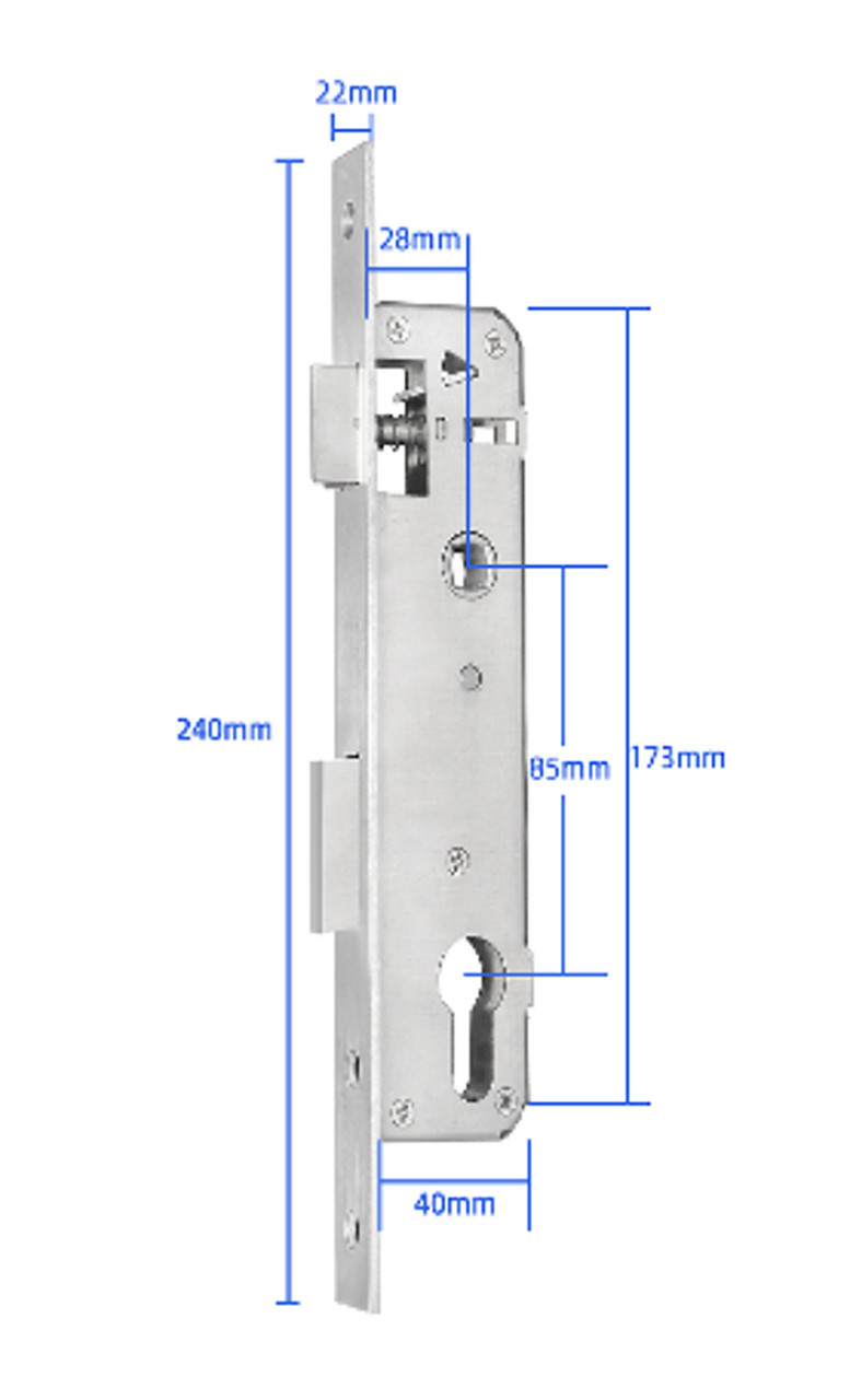 Врізна частина для розумних замків SEVEN LOCK 2885, фото 1