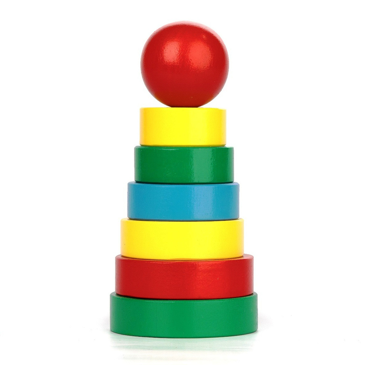 Розвиваюча іграшка пірамідка Кільцева, фото 1