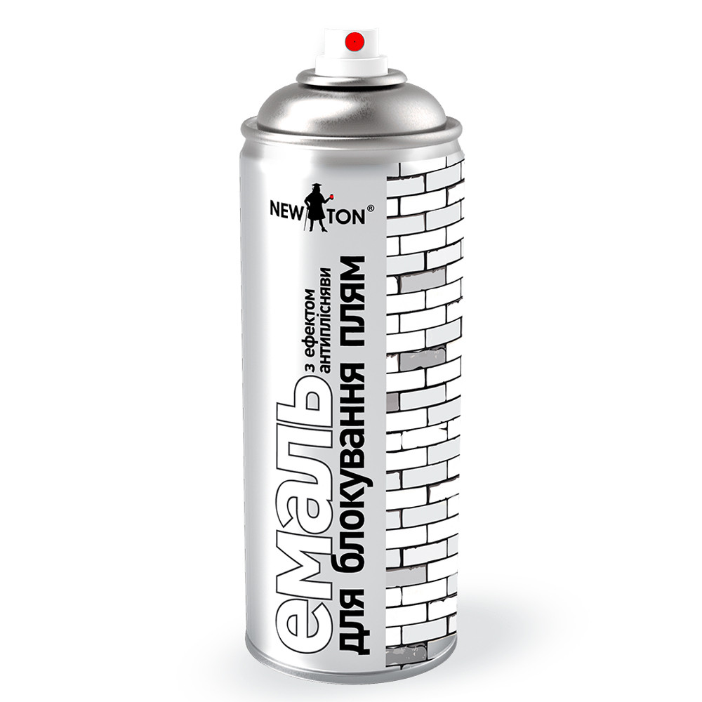 Емаль Акрилова для блокування плям New Ton Біла 400 мл